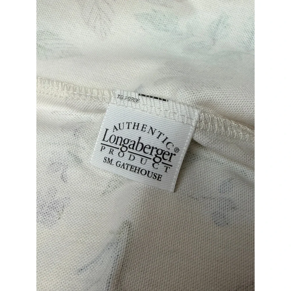 Longaberger Small Gatehouse Basket Liner Botanical Fields Floral Butterfly NIB